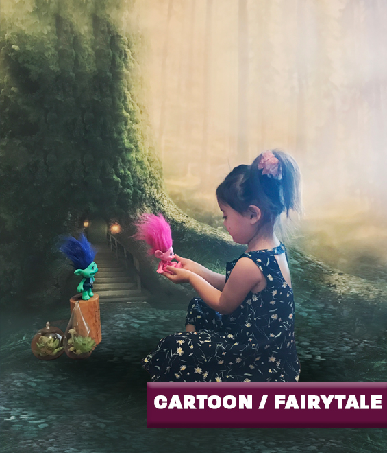 cartoon and fairytale photography backdrops
